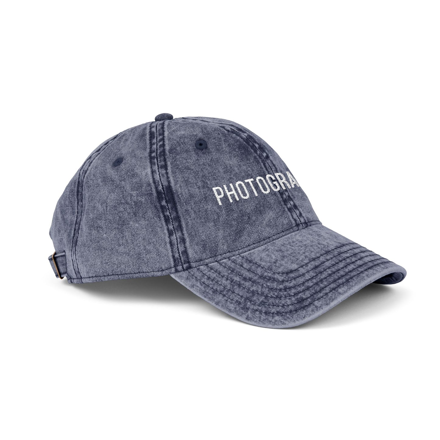 Photographer Cap | Vintage Embroidered Dad Hat