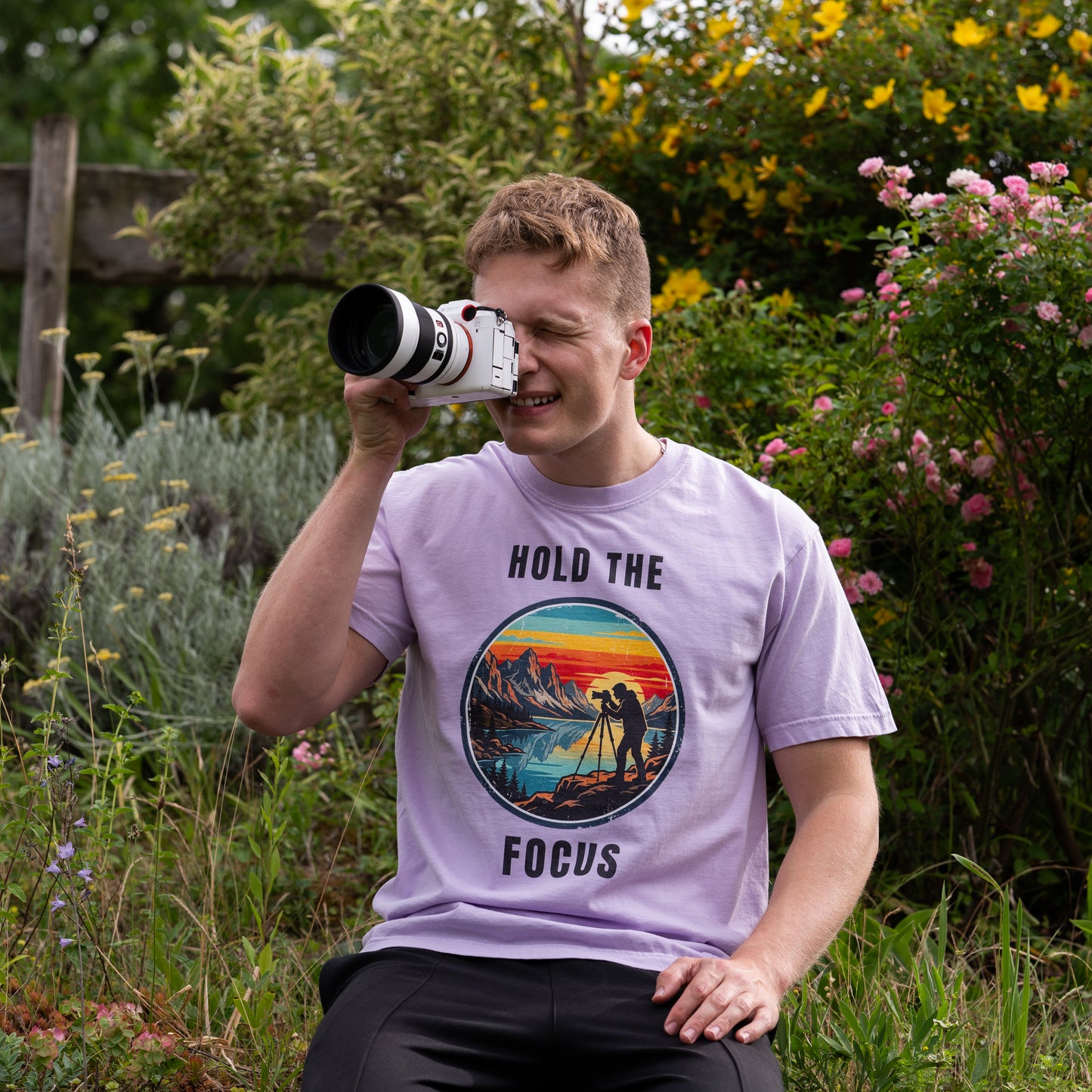 Hold The Focus Shirt | Photographer Landscape T-Shirt