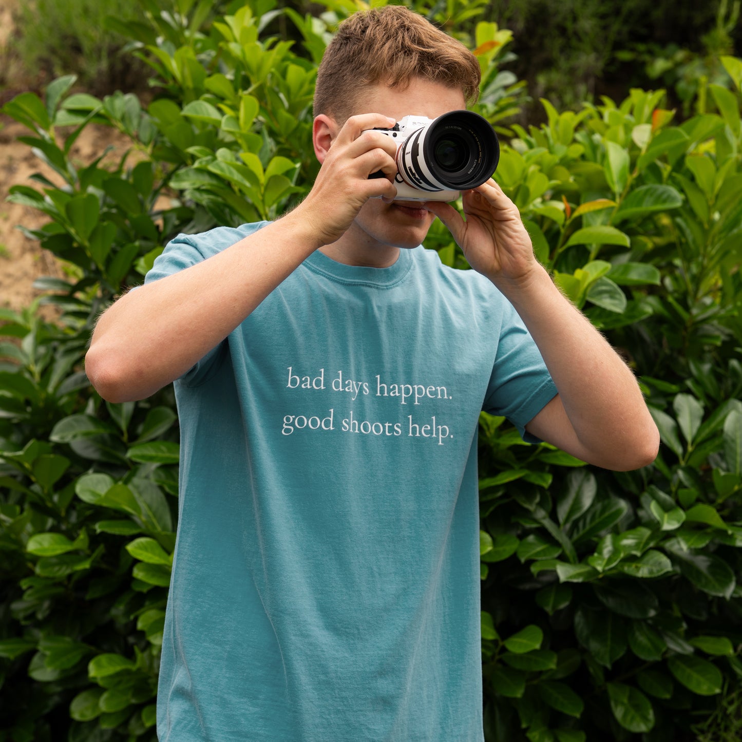 Good Shoots Help T-Shirt | Minimal Photography Tee