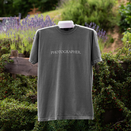 Photographer Shirt | Minimal Photography T-Shirt