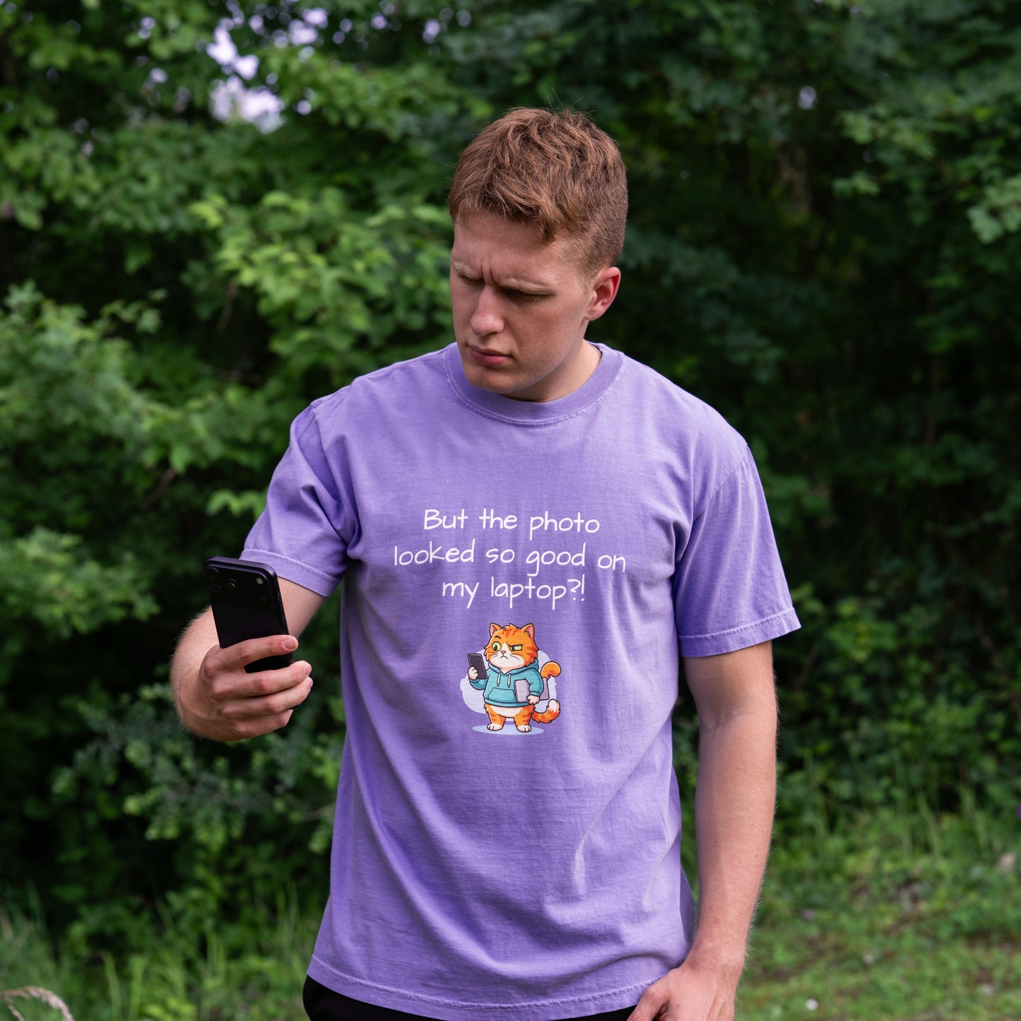 The Photo Looked Good On My Laptop Shirt | Funny Photographer Tee