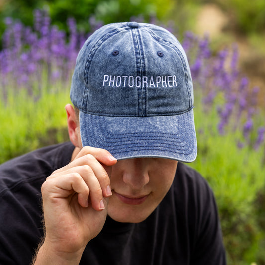 Photographer Cap | Vintage Embroidered Dad Hat