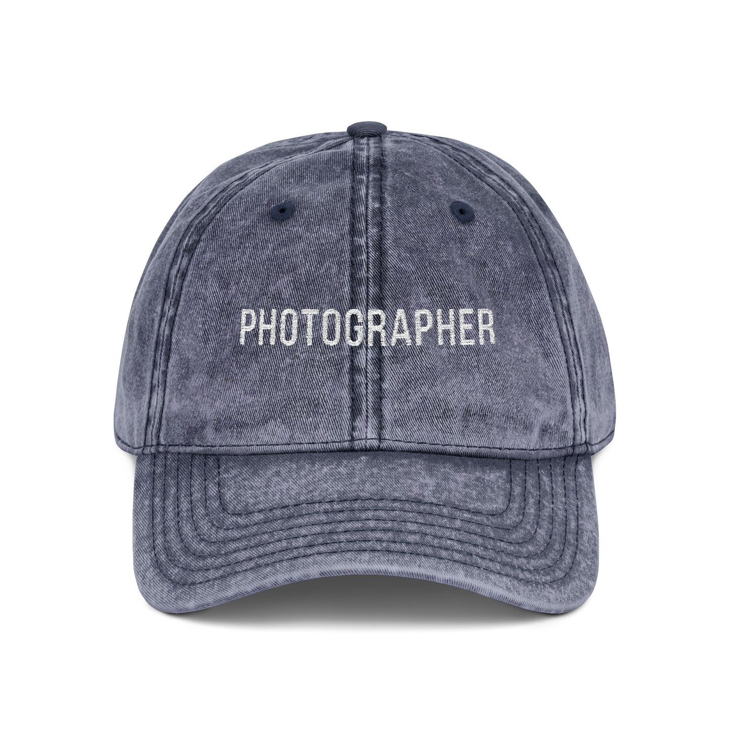 Photographer Cap | Vintage Embroidered Dad Hat