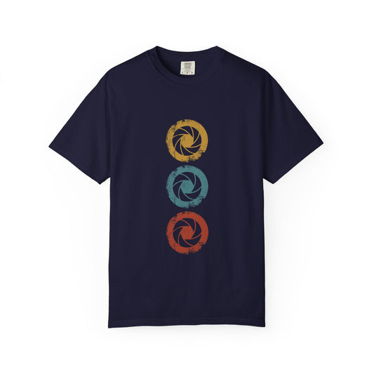 Camera Aperture T-Shirt | Retro Photography Graphic Tee