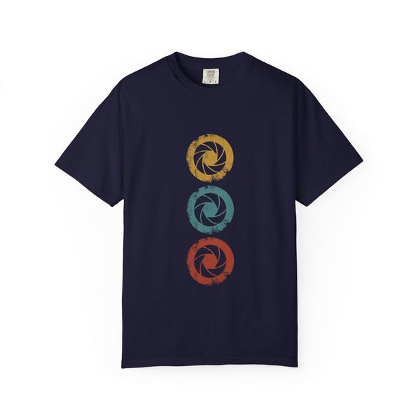 Camera Aperture T-Shirt | Retro Photography Graphic Tee