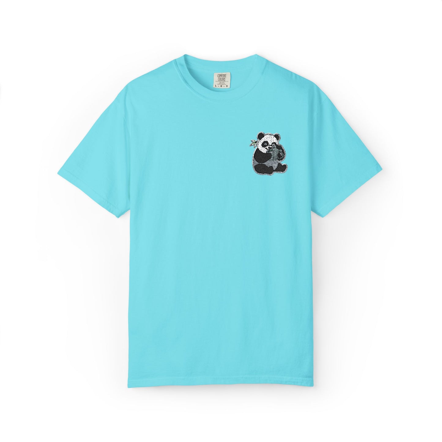 Panda Camera Embroidered T-Shirt | Minimal Photographer Tee