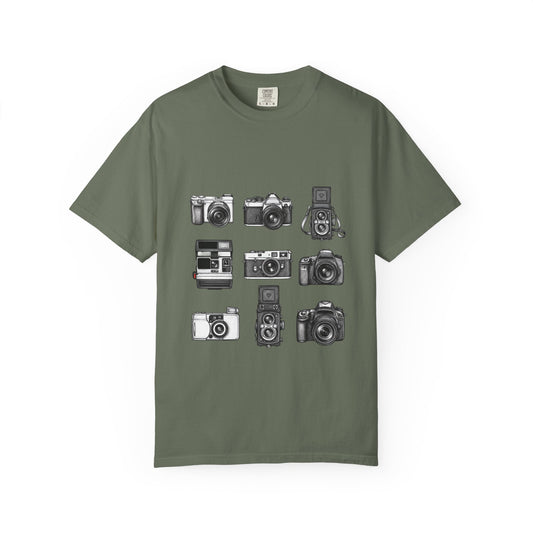 Vintage Cameras T-Shirt | Retro Photography Graphic Tee