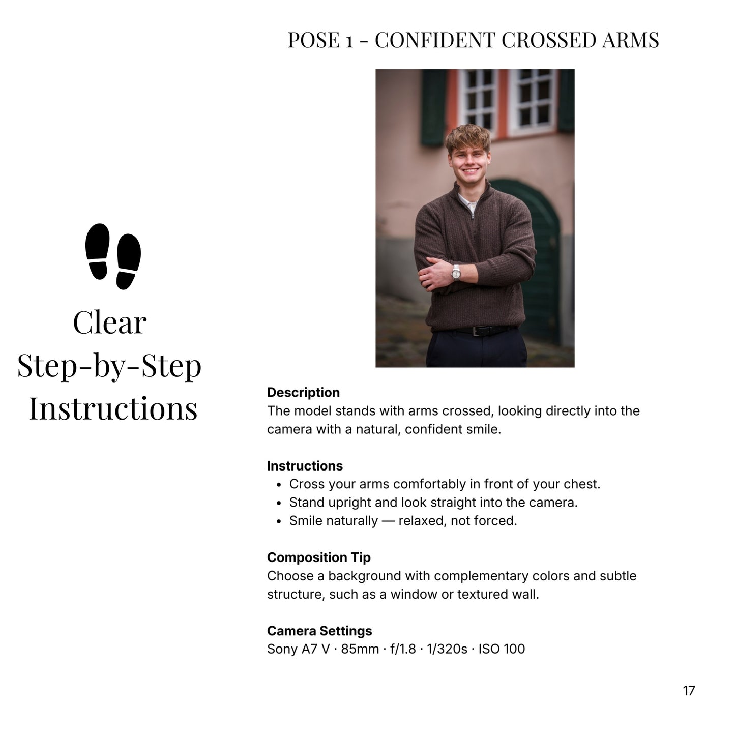 The Ultimate Men’s Posebook – Over 40 Natural & Confident Poses